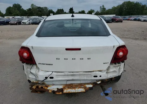 2013 Dodge Avenger Sxt из США, поврежденный, VIN 1C3CDZCB7DN548271